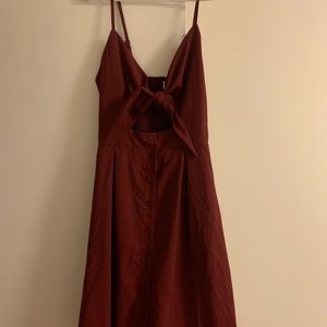 Maroon dress